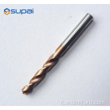 Bit twist in metallo solido per perforazione in metallo